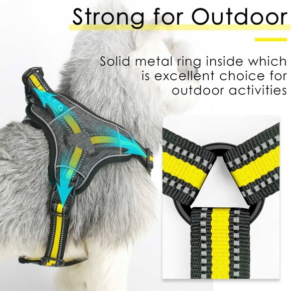 ThinkPet Step in Dog Harness No Pull, Front clip, for Training Walking Hiking - Picture 7 of 9